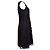 Autre Marque St. Emile, Blaues besticktes Kleid mit Blumen - Ansicht 3