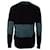 Autre Marque Wiederholen, Schwarzer Pullover mit grünem Lurex.  - Ansicht 2
