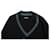 Autre Marque Wiederholen, Schwarzer Pullover mit grünem Lurex.  - Ansicht 5