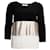 Stella Luna Ella Lune, Top t-shirt avec lurex Soie Noir Doré  ref.1003179
