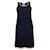 Chanel, vestido de caxemira com bolso tipo canguru Azul Casimira  ref.1003188