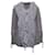 Autre Marque Maksar, Chaqueta de lana gris con capucha de punto..  ref.1003252