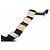 Giuseppe Zanotti, Black adjustable leather body belt with gold hardware in size S. Golden - view 7