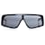 gucci, Black futuristic sunglasses.  ref.1003288