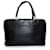 Gianni Versace, Vintage black leather handbag with fur  ref.1003292
