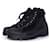 Acne, Black Lace Up Boots Suede  ref.1003297