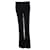 Prada, Black rib trousers.  ref.1003350
