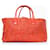 Bottega Veneta, Red cabas tote with pouch. Leather  ref.1003361