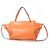 Valentino Garavani, Borsa tote Rockstud Trapeze arancione. - vista 2