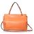 Valentino Garavani, Borsa tote Rockstud Trapeze arancione. - vista 4