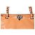 Valentino Garavani, Borsa tote Rockstud Trapeze arancione. - vista 7
