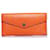 Michael Kors, carteira de couro laranja  ref.1003375