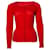MONCLER, Rote Strickjacke Wolle  ref.1003416