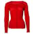 MONCLER, Cárdigan rojo Roja Lana  ref.1003416