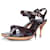 sergio rossi, Brown leather sandal with cork heel  ref.1003422
