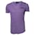Dsquared2, T-shirt scollo a V con logo Porpora Cotone  ref.1003436