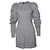 Markus Lupfer, Vestido de lana gris con mangas abullonadas  ref.1003464