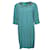 Elisabetta Franchi, robe tunique turquoise Viscose Vert  ref.1003478