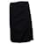 Prada, Jupe noire avec fermetures éclair Coton  ref.1003484