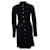 Patrizia Pepe, Robe noire avec ceinture Coton  ref.1003487