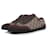 Gucci, Low-Top-Sneaker aus GG-Canvas Braun Leder  ref.1003523
