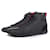Louis Vuitton, zapatillas altas de pitón Gris Cuero  ref.1003529