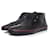 Gucci, Tênis preto com cadarço em couro GG  ref.1003533