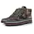 Valentino Garavani, lace up ankle boots in camouflage print Green  ref.1003546