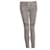 balmain, jeans da motociclista in grigio. Cotone  ref.1003564