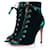 Giuseppe Zanotti, Green velvet ankle boots.  ref.1003595