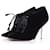 LANVIN, velvet ankle boots with metal heel. Black  ref.1003596