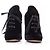 LANVIN, botines de terciopelo con tacón de metal. Negro - vista 4
