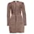MISSONI, striped lurex coat Pink Golden Wool Viscose  ref.1003601