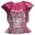 Chanel, top plissé en lurex rose  ref.1003607