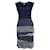 Chanel, Blaues gehäkeltes ärmelloses Kleid Viskose  ref.1003613
