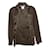 COMME des GARCONS, blazer vert avec bordure en satin. Coton  ref.1003621