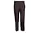Prada, Dark brown striped wool trousers.  ref.1003637