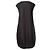 Autre Marque Jen Kahn, Schwarzes Leinenkleid mit 2 Einschubtaschen. - Ansicht 3