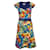 Karen Millen, Robe à imprimé tropical. Coton Multicolore  ref.1003693