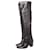 Autre Marque Stratégie/Paul Réchauffeur, bottes en cuir noir avec détail en dentelle en taille 39.5.  ref.1003696