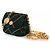 Escada Margeretha Ley, Vintage grüne Wildledertasche mit goldener Kette. - Ansicht 4