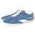 DOLCE & GABBANA, tênis de camurça azul. Suécia  ref.1003741