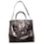 Michael Kors, Grey croc embossed Hamilton tote with silver hardware. Leather  ref.1003744