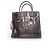 Michael Kors, Borsa tote Hamilton grigia con stampa coccodrillo e hardware argentato. Grigio - vista 4