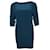 Patrizia Pepe, petrol colored silk dress. Blue  ref.1003746