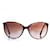 Chanel, gafas de sol marrones estilo ojo de gato Castaño  - vista 2