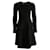 Roland Mouret, robe noire à manches longues en taille 38fr/42IT/S. Viscose  ref.1003790