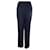 Autre Marque Frenken, blue shiny casual trousers Viscose  ref.1003847