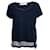 Autre Marque Sacai chance, t-shirt bleu avec haut de lingerie Coton  ref.1003866