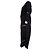 COMME des GARCONS, asymmetrisches Maxikleid Schwarz - Ansicht 3